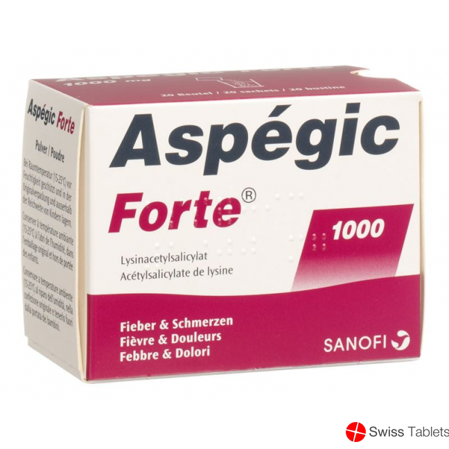 Aspegic 1000mg 20 Beutel buy online