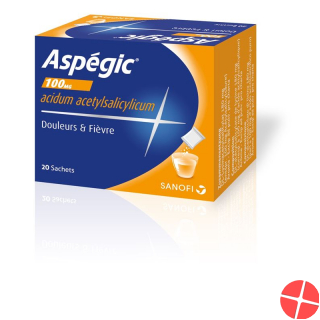 Aspegic 100 Pulver 100mg Beutel 20 Stück