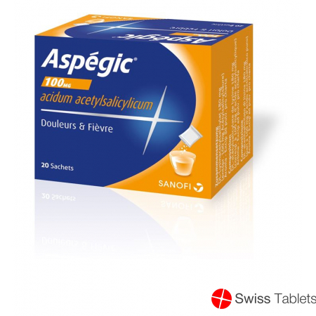 Aspegic 100 Pulver 100mg Beutel 20 Stück buy online