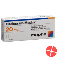 Citalopram Mepha Lactabs 20mg 14 Stück