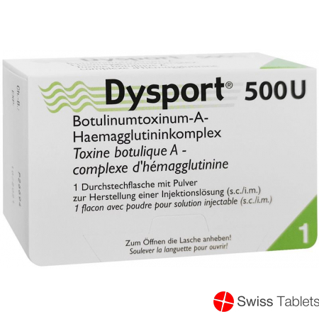 Dysport Trockensubstanz 500 Ie Durchstechflasche buy online