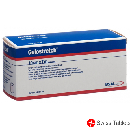Gelostretch zinc gel bandage 7mx10cm buy online