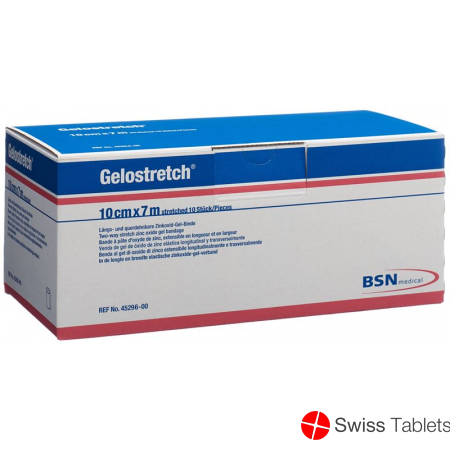 Gelostretch Zinkgelbinde 7mx10cm 10 Stück buy online