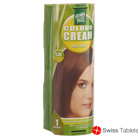 Henna Plus Colour Cream 6.35 Haselnuss 60g buy online