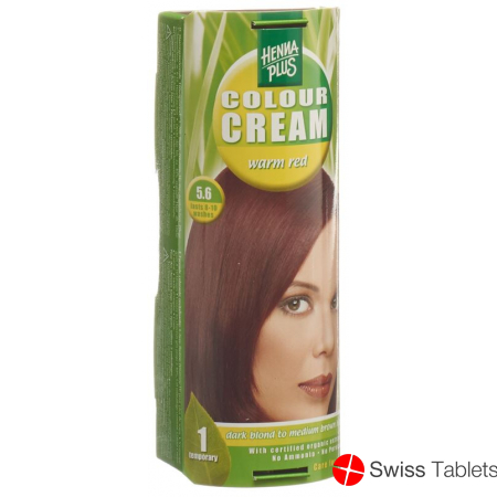 Henna Plus Colour Cream 5.6 Warm Rot 60g buy online