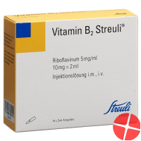 Vitamin B2 Streuli Injektionslösung 10mg/2ml 10 Ampullen 2ml