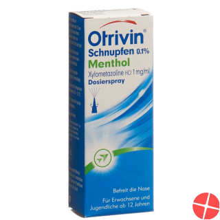Otrivin Schnupfen Dosierspray 0.1% mit Menthol 10ml