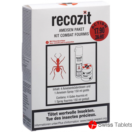 Recozit Ameisenpaket Akt mit Gratis Spray buy online