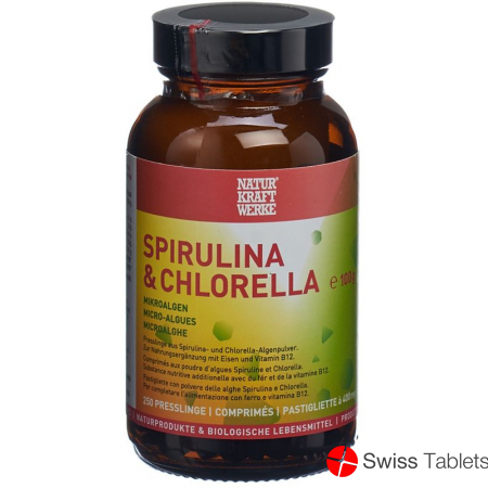 Naturkraftwerke Spirul Chlore Tabletten 400mg 250 Stück buy online