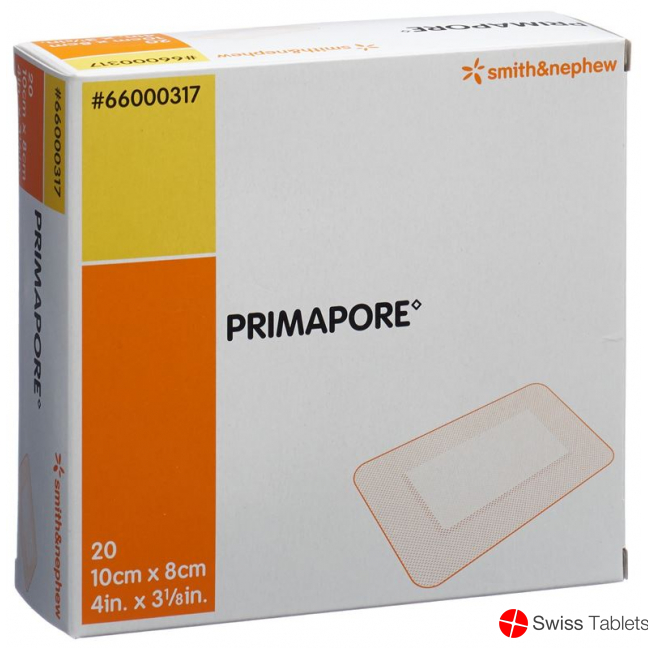 Primapore Wundverband 10cmx8cm Steril 20 Stück buy online