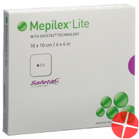 Mepilex Lite Absorptionsverb 10x10cm Silik 5 Stück