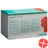 Omnifix Insulin 1ml Duo mit Kanüle G26 100 Stück Omnifix Insulin 1ml Duo mit Kanüle G26 100 Stück