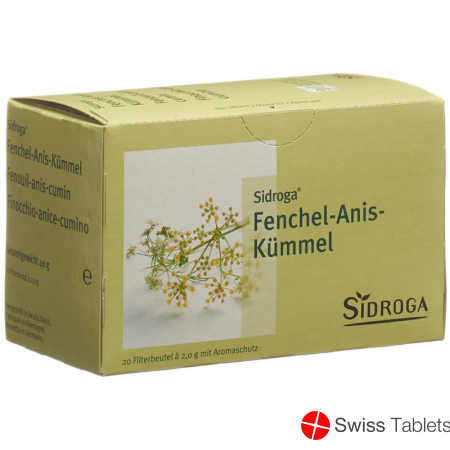 Sidroga Fennel Aniseed Caraway Tea 20 bags buy online