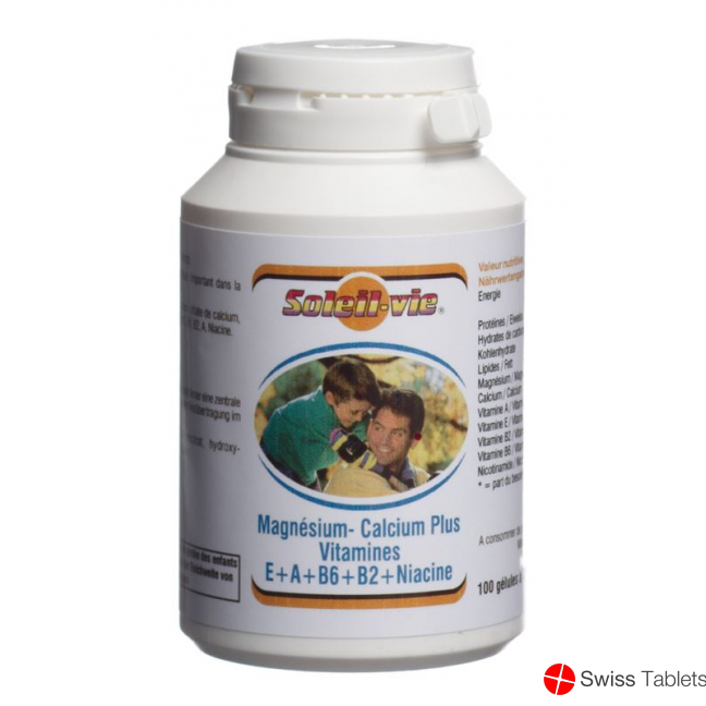 Soleil Vie Magnesium Calcium + Vit Kapseln 100 Stück buy online