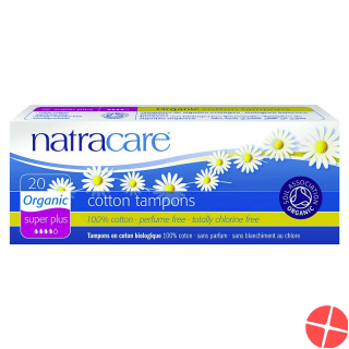 Natracare Tampons Super Plus 20 Stücl