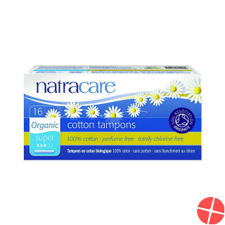 Natracare Tampons Super mit Applikator 16 Stück