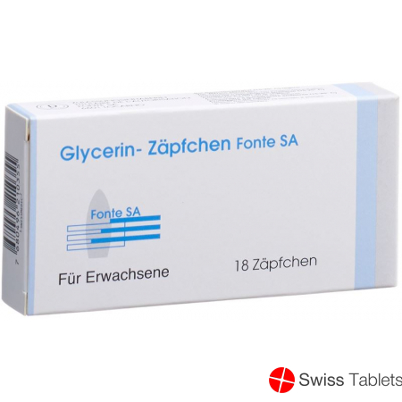 Glycerinzäpfchen Fonte für Erwachsene 18 Stück buy online