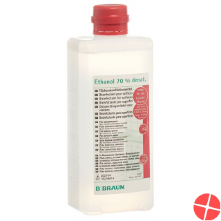 Braun Ethanol 70% für Flächen Ovalfl 500ml