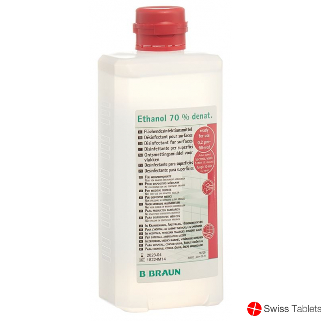 Braun Ethanol 70% für Flächen Ovalfl 500ml buy online