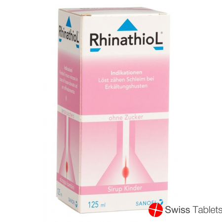 Rhinathiol Sirup Kind ohne Zucker 125ml buy online