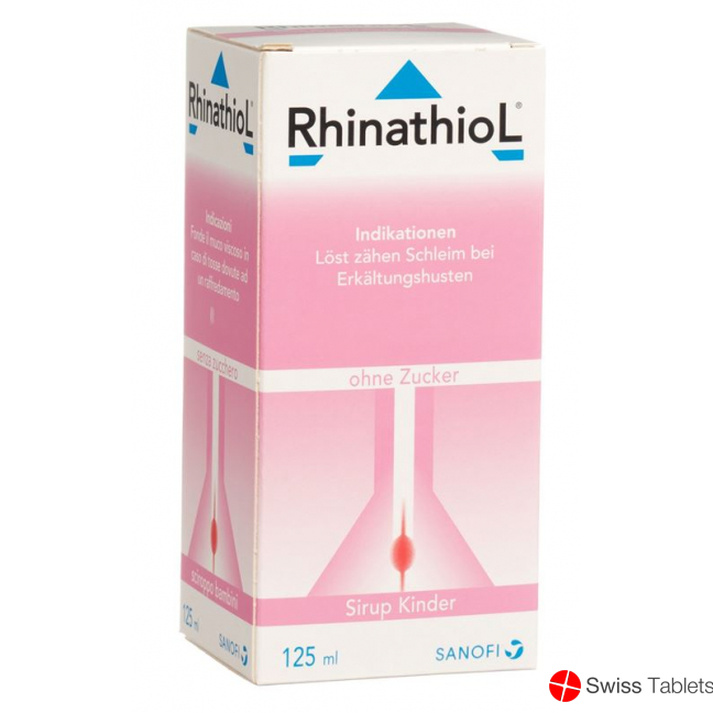 Rhinathiol Sirup Kind ohne Zucker 125ml buy online