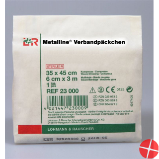Metalline Verbandpäckchen Steril 35x45cm