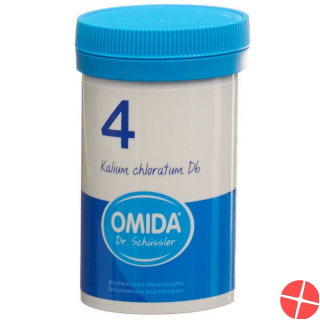 Omida Schüssler Nr. 4 Kalium Chloratum Tabletten D6 100g