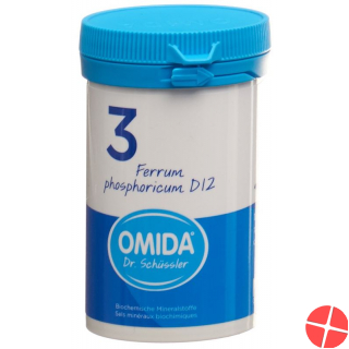 Omida Schüssler Nr. 3 Ferrum Phosphoricum Tabletten D12 100g
