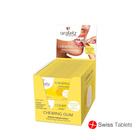 Argiletz Argil Gum Zitrone ohne Zucker 12 Stück buy online