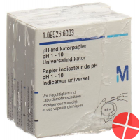 Merck Universal Indikator Papier Rolle pH 1-10 3 Stück