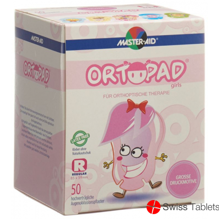Ortopad Occlusionspflaster Regu Girls Ab 4j 50 Stück buy online