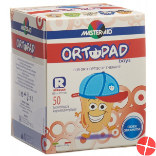 Ortopad Occlusionspflaster Regu Boys Ab 4j 50 Stück