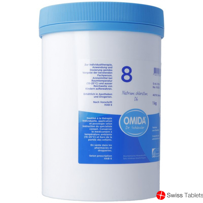 Omida Schüssler No8 Natr Chlor Tabletten D 6 1000g buy online