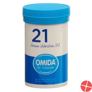 Omida Schüssler Nr. 21 Zincum Chloratum Tabletten D12 100g