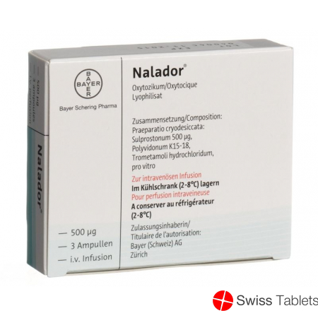 Nalador Trockensubstanz 0.5mg Ampullen 3 Stück buy online