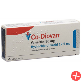 Co Diovan Filmtabletten 80/12.5mg 28 Stück