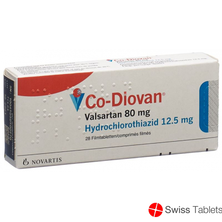 Co Diovan Filmtabletten 80/12.5mg 28 Stück buy online