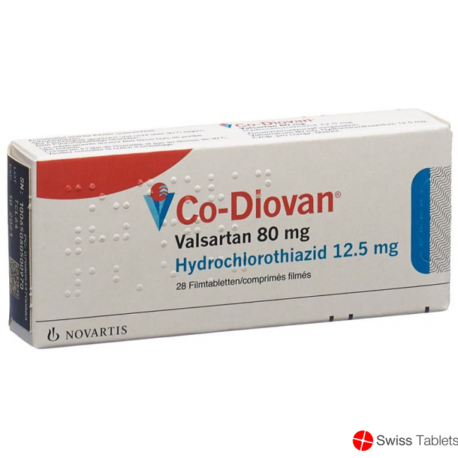 Co Diovan Filmtabletten 80/12.5mg 28 Stück buy online