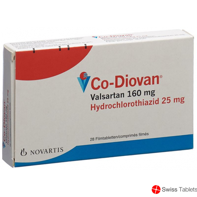 Co Diovan Filmtabletten 160/25mg 28 Stück buy online