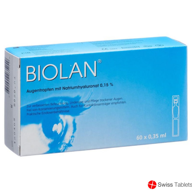 Biolan Augentropfen 60 Monodosis 0.35ml buy online