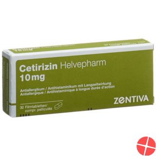 Cetirizin 10mg 30 Tabletten