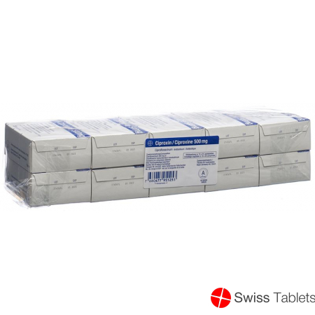 Ciproxin Lacktabletten 500mg 10x 20 Stück buy online