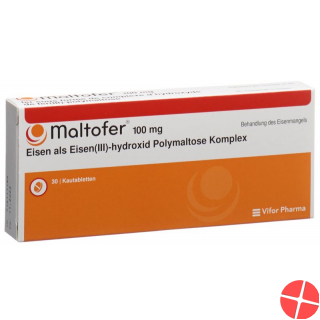 Maltofer Kautabletten 100mg 30 Stück