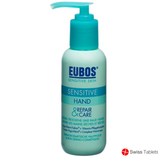 Eubos Sensitive Hand Repair & Care Dispenser 100ml buy online Eubos Sensitive Hand Repair & Care Dispenser 100ml buy online