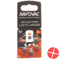 Rayovac Batterie Hörgeräte 1.4V V13 6 Stück