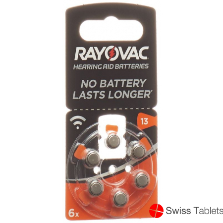 Rayovac Batterie Hörgeräte 1.4V V13 6 Stück buy online