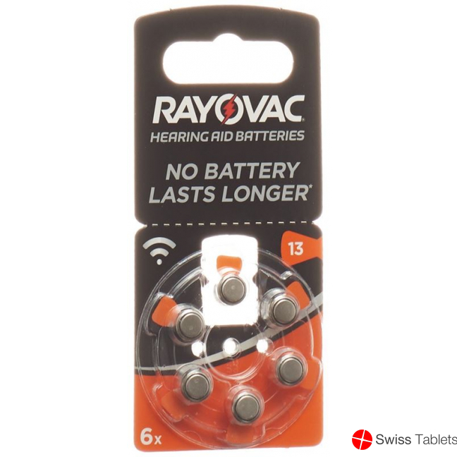 Rayovac Batterie Hörgeräte 1.4V V13 6 Stück buy online
