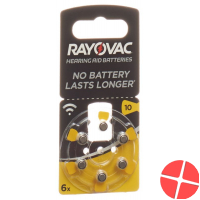 Rayovac Batterie Hörgeräte 1.4v V10 6 Stück Rayovac Batterie Hörgeräte 1.4v V10 6 Stück