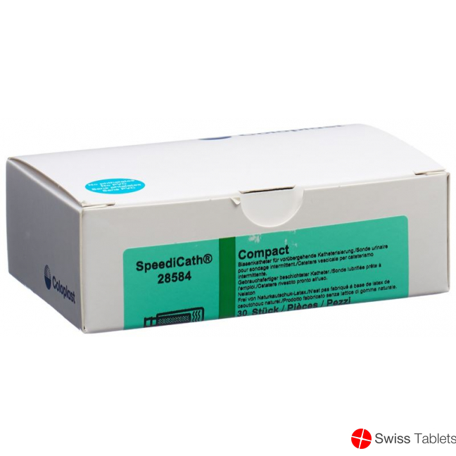 SpeediCath Compact Nelaton Frau Einmalkatheter Grün 4.7/14mm 7cm lang 30 Stück buy online