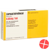 Lioresal Intrathecal Injektionslösung 0.05mg/ml Ampullen 5 Stück